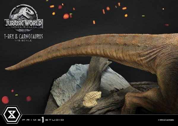 Jurassic World: Fallen Kingdom Statue 1/15 T-Rex & Carnotaurus 90 cm 6