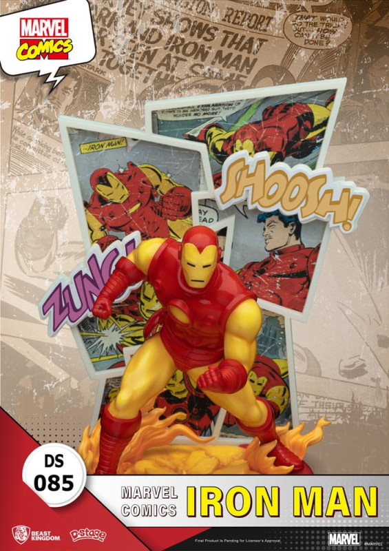Marvel Comics D-Stage PVC Diorama Iron Man 16 cm 3