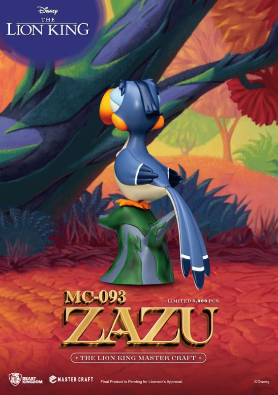Disney Master Craft Statue The Lion King Zazu 20 cm 3