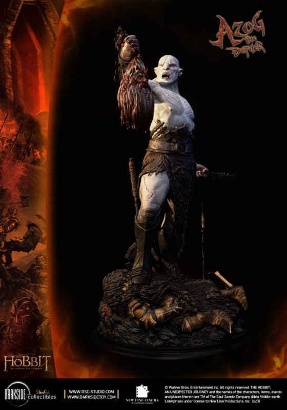 The Hobbit QS Series Statue 1/4 Azog The Defiler John Howe Signature Edition Edition 68 cm 11