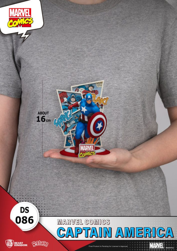Marvel Comics D-Stage PVC Diorama Captain America 16 cm 6