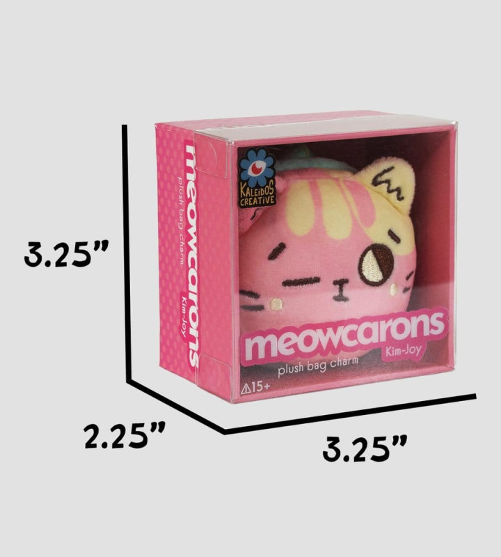 Meowcaron Plush Bag Charm Wink 7 cm 4