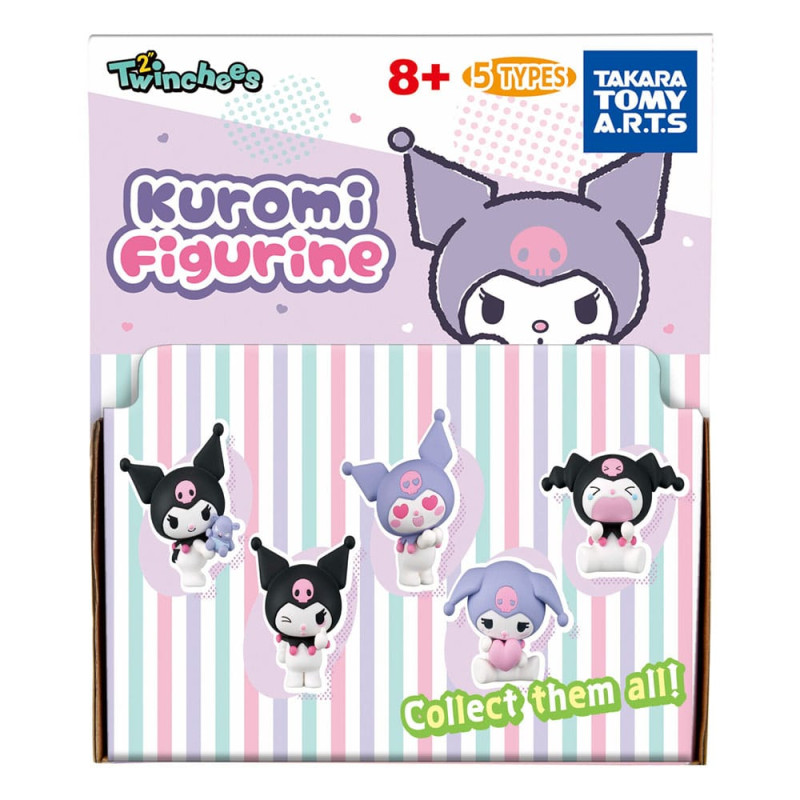 Sanrio Twinchees Mini Figures Kuromi 5 cm Display (24) 1