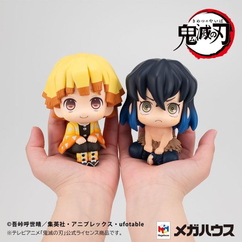 Demon Slayer: Kimetsu no Yaiba Look Up PVC Statue Zenitsu Agatsuma Smile Ver. & Inosuke Hashibira Bo