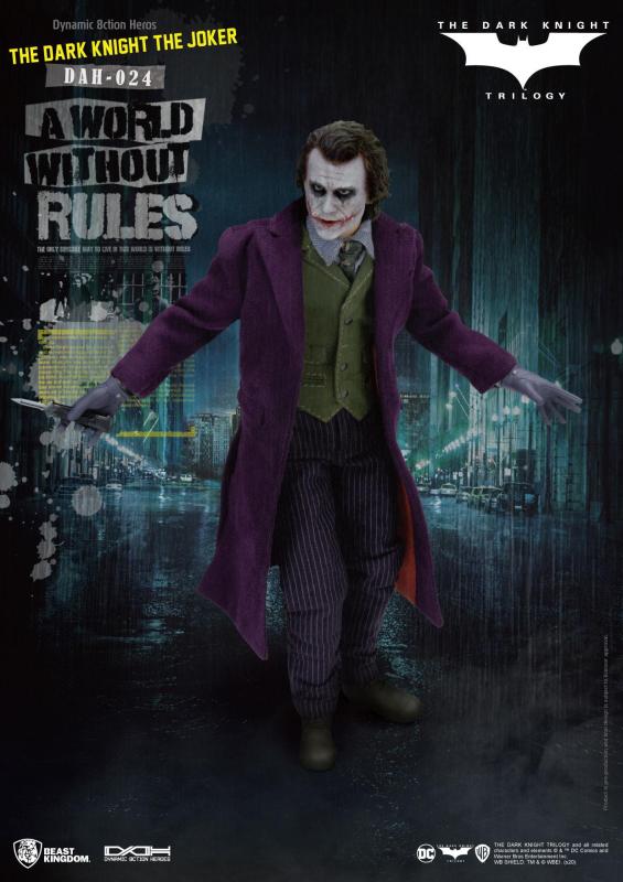 Batman The Dark Knight Dynamic 8ction Heroes Action Figure 1/9 The Joker 21 cm 5