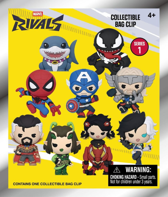 Marvel Rivals 3D Foam Bag Clips Series 16 Display (24) 1
