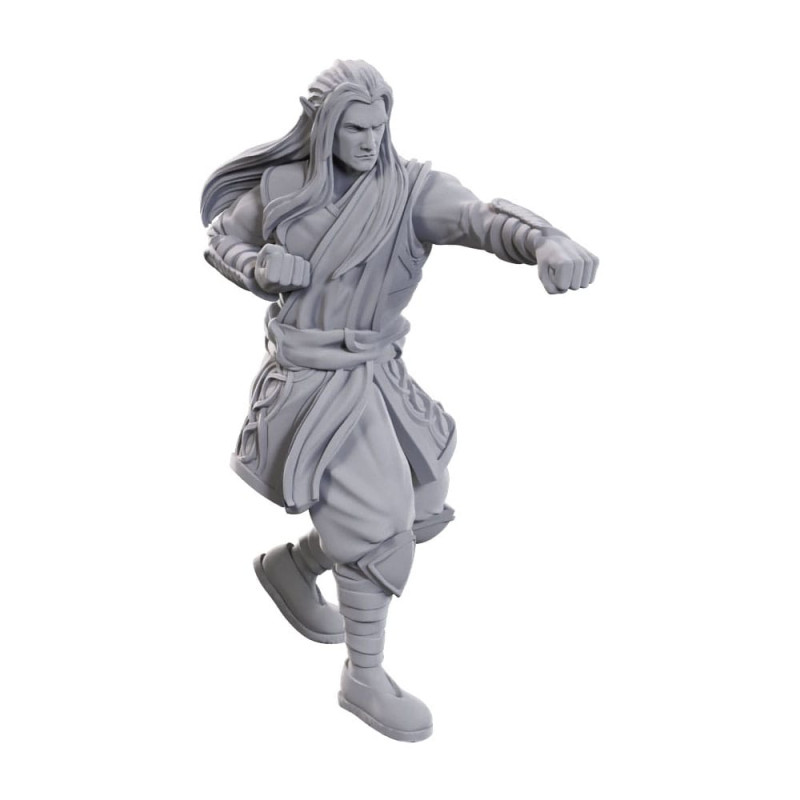 D&D Nolzur's Marvelous Miniatures Unpainted Miniatures 2-Pack Archdruid & Martial Arts Adept 4