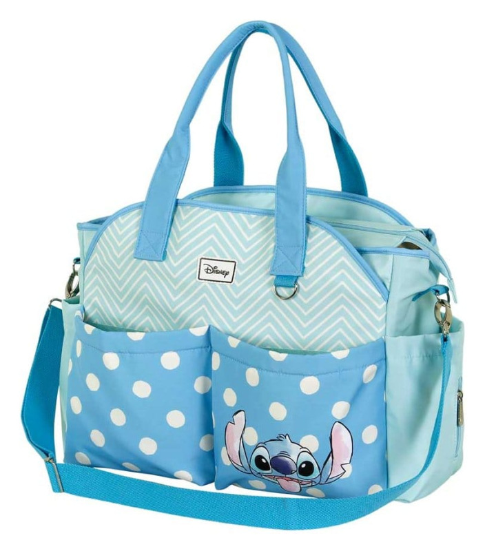 Lilo & Stitch Fancy Mommy Baby Stroller bag Lovely Blue