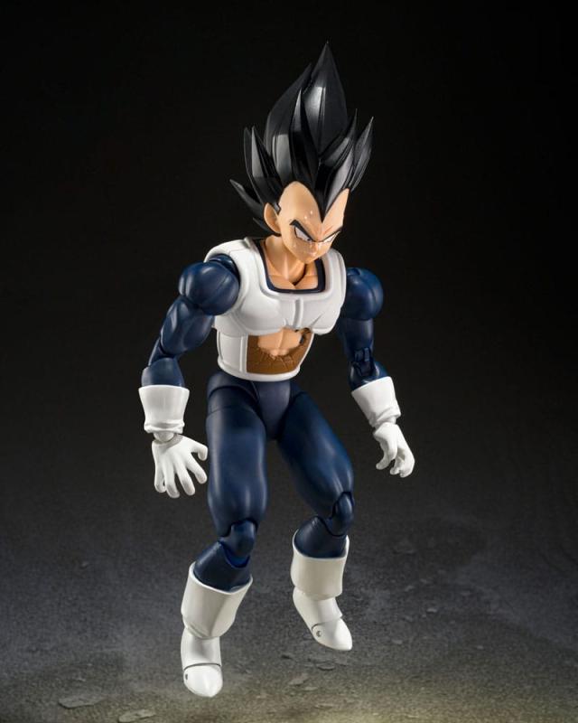 Dragon Ball S.H. Figuarts Action Figure Vegeta Old Battle Clothes 14 cm