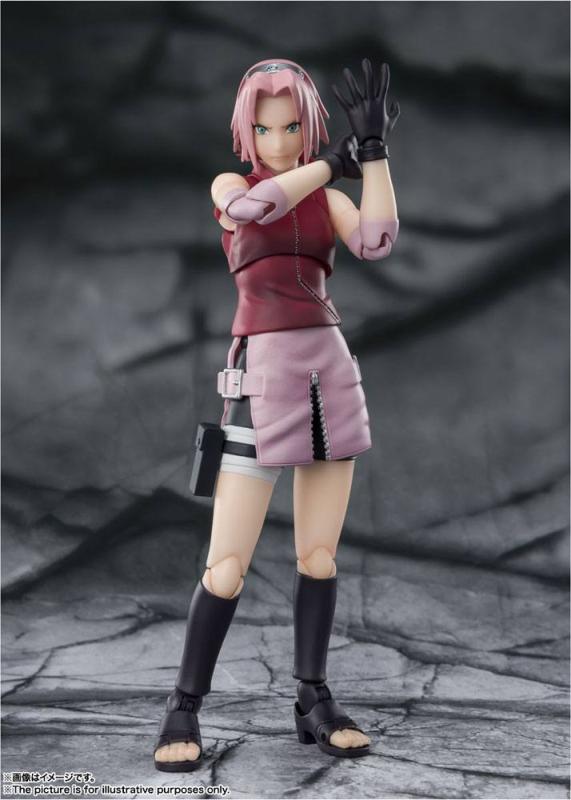 Naruto Shippuden S.H. Figuarts Action Figure Sakura Haruno -Inheritor of Tsunade's indominable will-