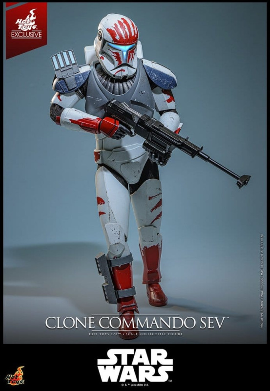Star Wars: The Clone Wars Television Masterpiece Action Figure 1/6 Clone Commando Sev (Hot Toys Excl 3