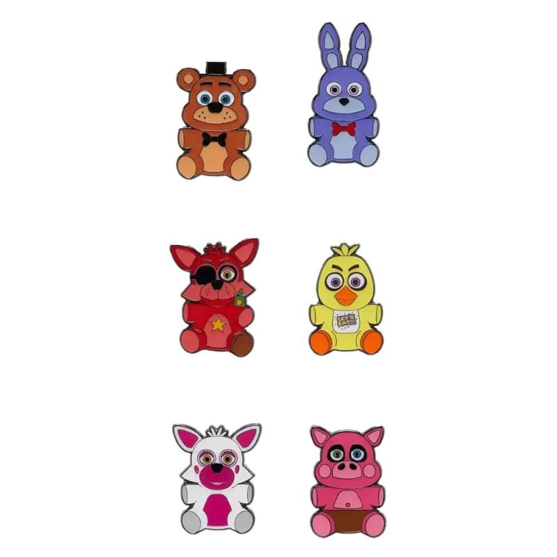 Five Nights at Freddy's Loungefly Enamel Pins Blind Character Display (12)