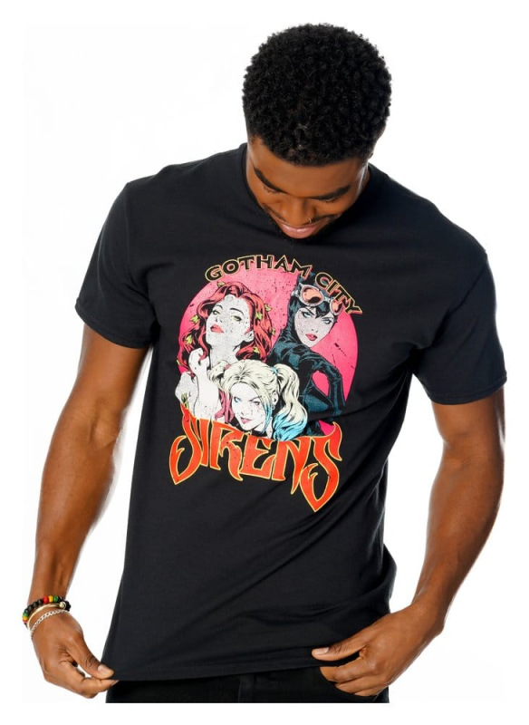 Gotham City Sirens T-Shirt Vintage Poster Size S 2