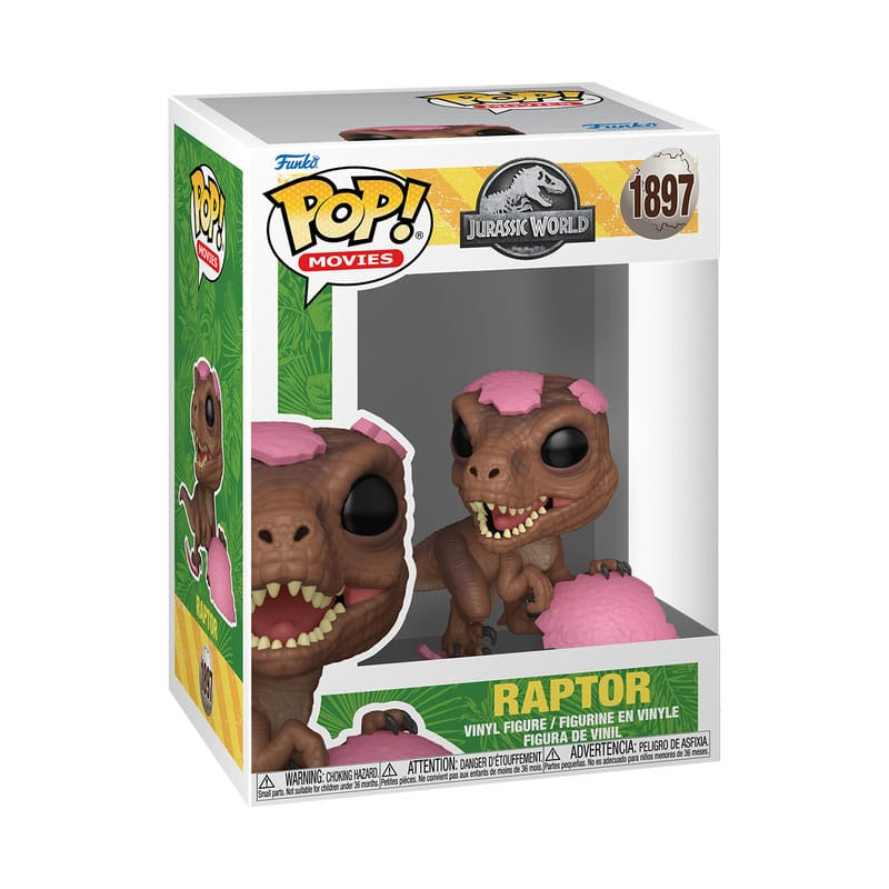 Jurassic Park POP! Movies Vinyl Figure SPRG- Raptor 9 cm 1