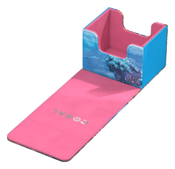 Ultimate Guard Sidewinder 100+ Xenoskin "Coral Places" - Seablue Hush 10