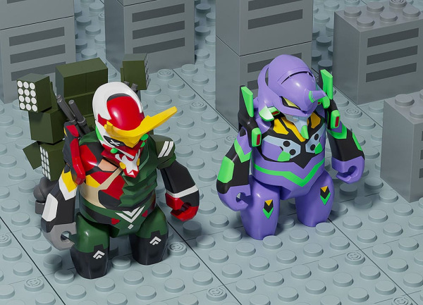 Rebuild of Evangelion Brickroid Action Figure Evangelion Production Model-New 02 a 5 cm 4