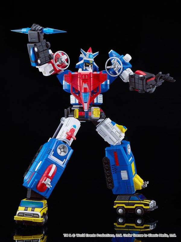 Armored Fleet Dairugger XV Moderoid Plastic Model Kit Dairugger XV 20 cm 8