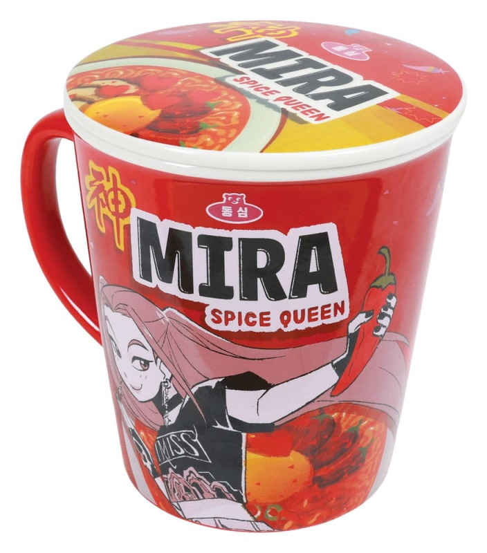 Kpop Demon Hunters Mug with lid Huntr/x Ramen 6