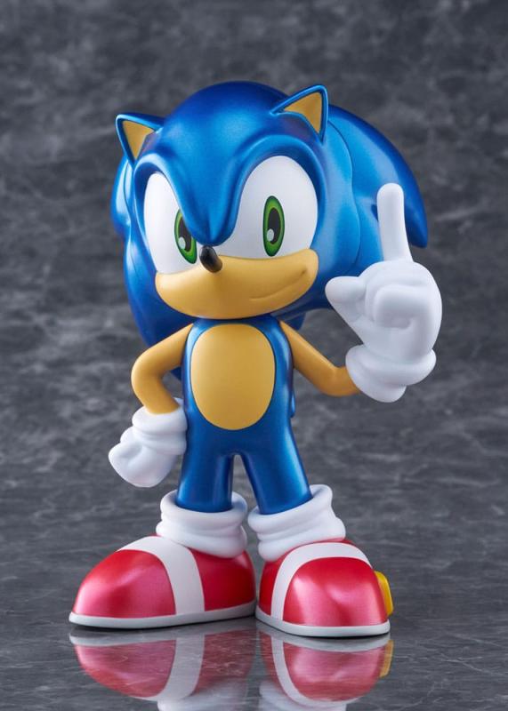 Sonic The Hedgehog Sofbi Vinyl Figure Sonic Metallic Ver. 15 cm 1