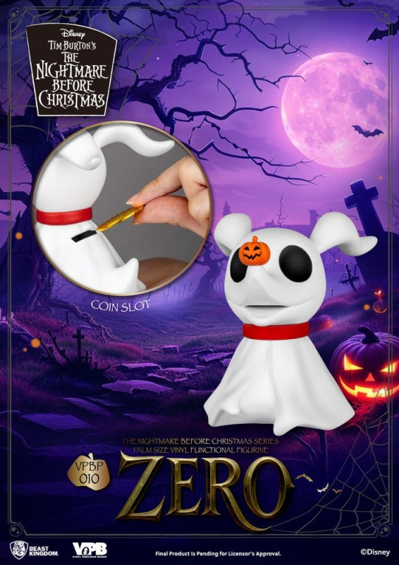 The Nightmare Before Christmas Palm Size Figure Bank Zero 11 cm 7