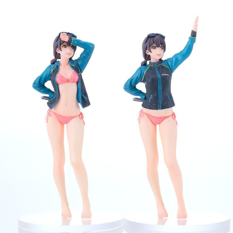 Original Character PLAMAX Plastic Model Kit MF-97 minimum factory Minori with Honda BF350 Grand Prix 6