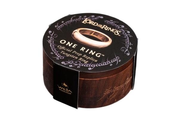 Lord of the Rings Tungsten Ring The One Ring (gold plated) Size 12