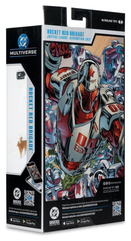 Justice League: Generation Lost DC Multiverse Action Figure Rocket Red Brigade 18 cm 8