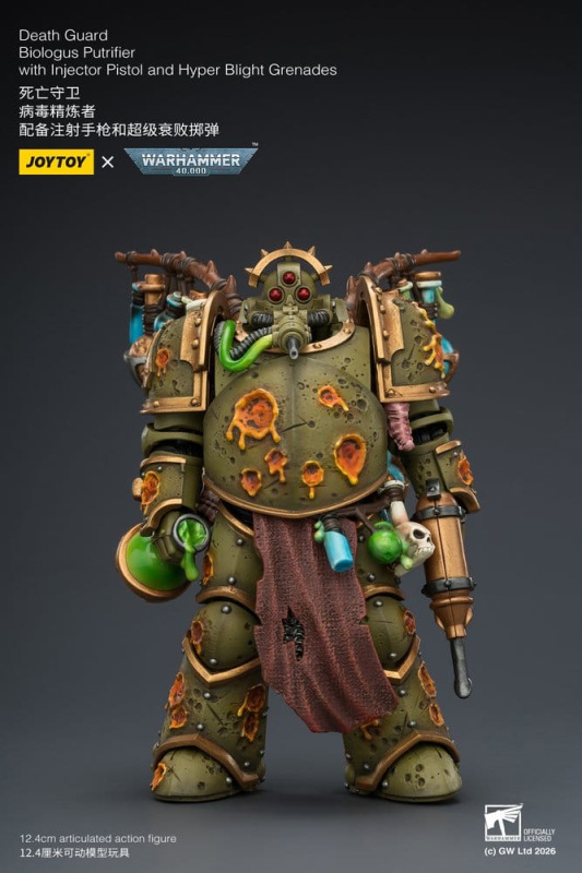 Warhammer 40,000 Action Figure Death Guard Biologus Putrifier 12 cm 1