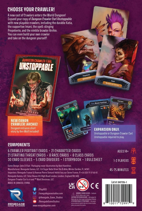 Dungeon Crawler Carl Unstoppable: Crawler Chaos Expansion *English Version* 1