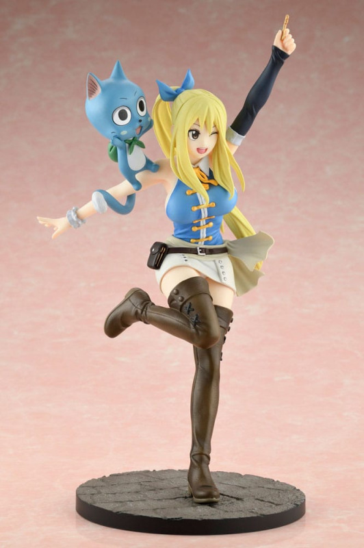 Fairy Tail PVC Statue 1/8 Lucy Heartfilia Wink Ver. 23 cm 6
