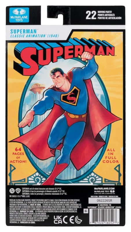 DC Multiverse Action Figure Superman (Classic Animation 1940) 19 cm 5