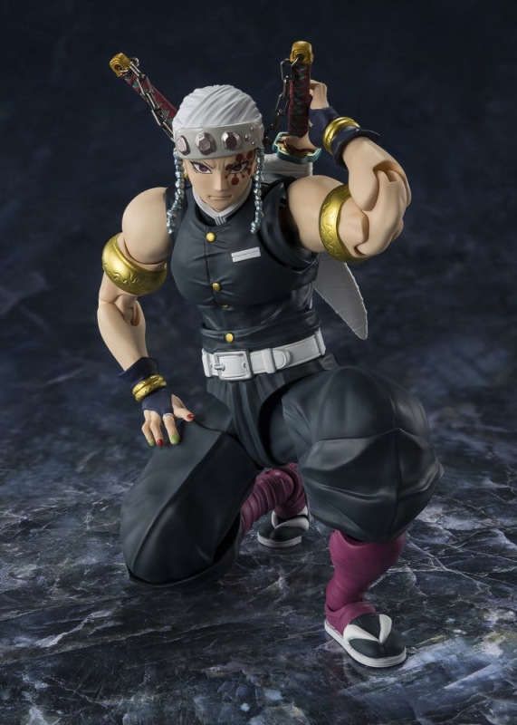 Demon Slayer: Kimetsu no Yaiba S.H.Figuarts Action Figure Uzui Tengen 17 cm 2