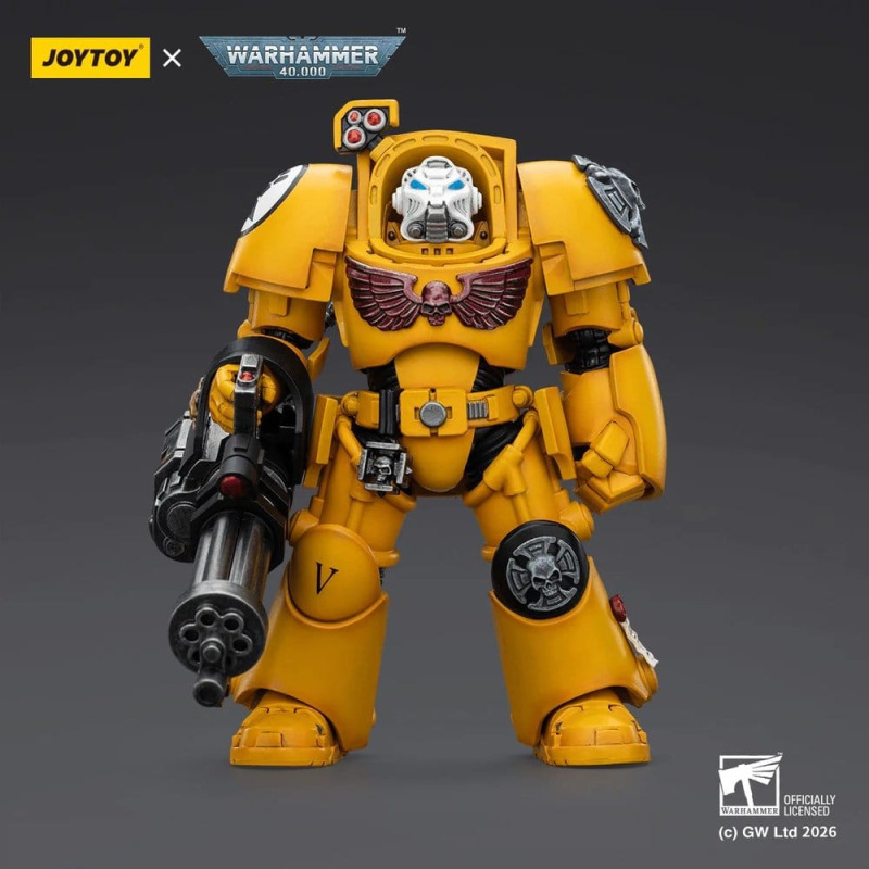 Warhammer 40,000 Action Figure Imperial Fists Terminator 3 with Power Fist and Assault Cannon 14 cm 3