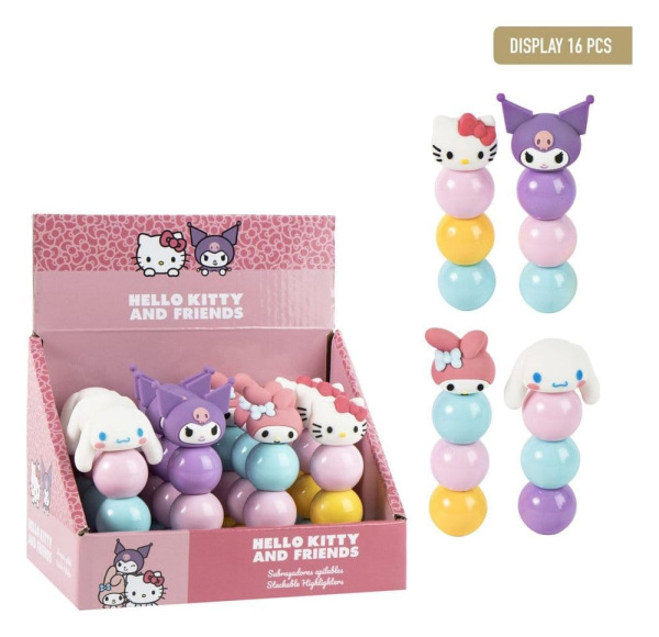 Sanrio Stackable Highlighters Hello Kitty Display (16)