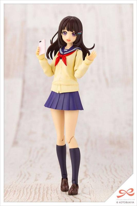 Sousai Shojo Teien Plastic Model Kit 1/10 Madoka Yuki Touou High School Winter Clothes 15 cm