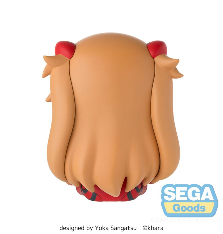 Evangelion: New Theatrical Edition Fuwa Petit Chibi Figure Asuka Plug Suit 8 cm 3
