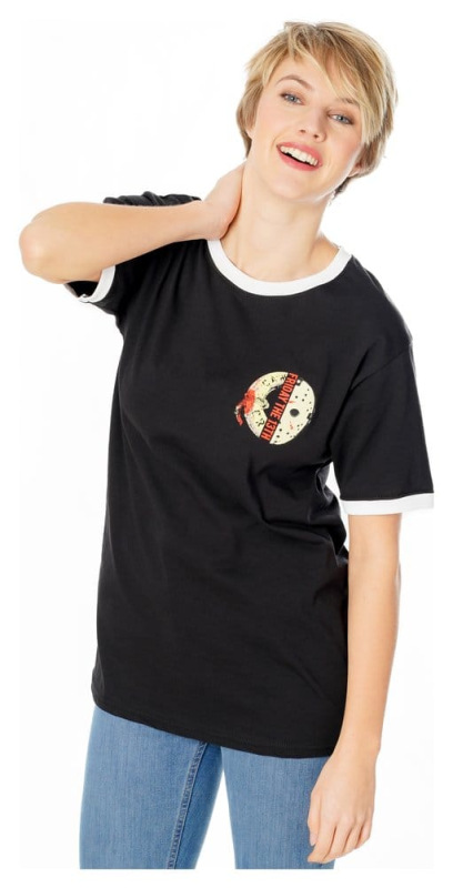 Friday the 13th T-Shirt Life Ring Mask Reverse Size S 5