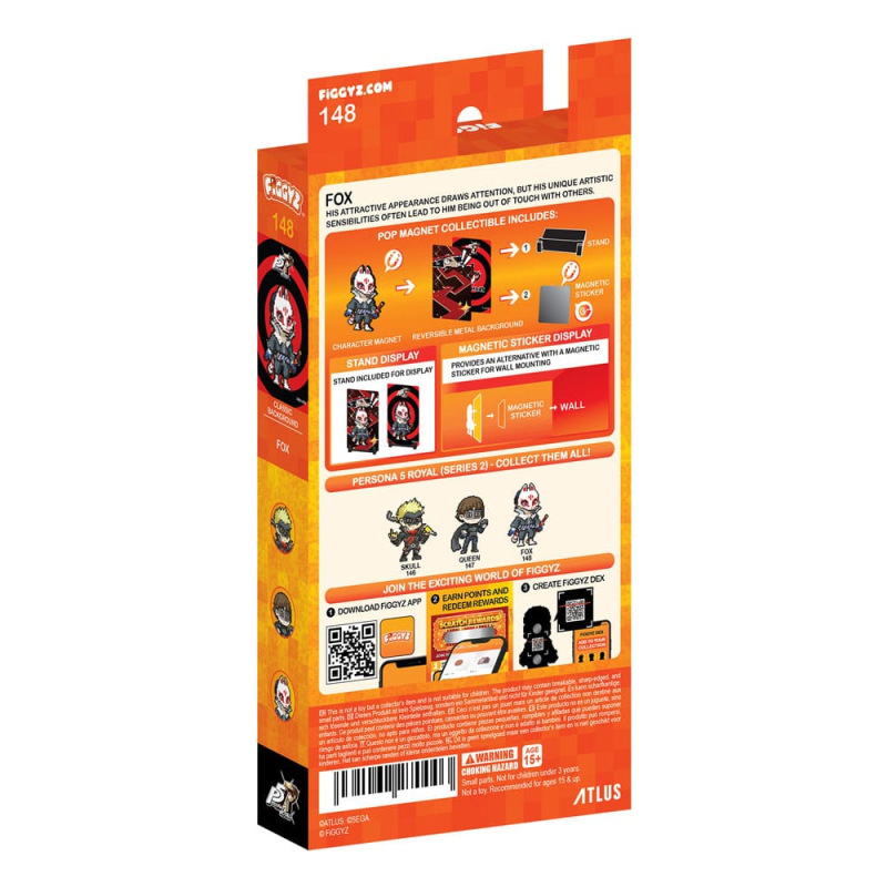Persona 5 FiGGYZ Magnet Collectible Fox 11 cm 2