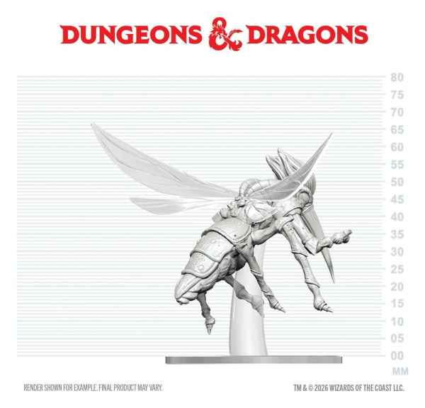 Dungeons & Dragons Nolzur's Marvelous Miniatures Unpainted Miniature Chasme 17 cm 3