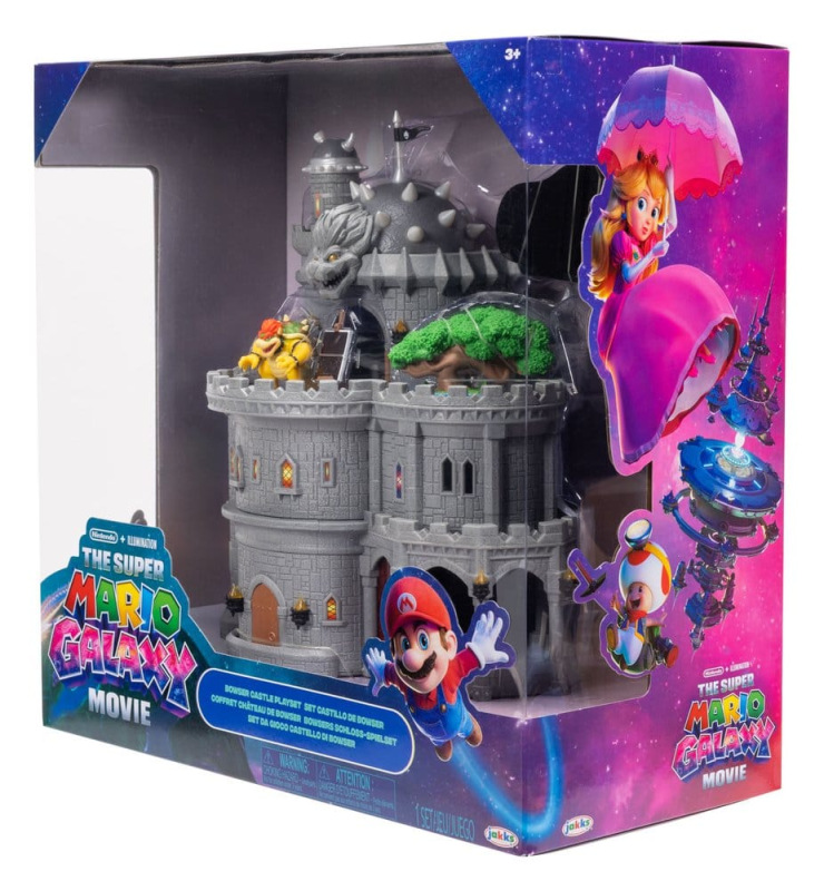 The Super Mario Galaxy Movie Deluxe Playset with 1 Mini Figure Bowser Castle 2