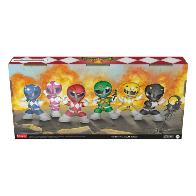 Mighty Morphin Power Rangers Fisher-Price Little People Collector Mini Figures 6-Pack 7 cm 11