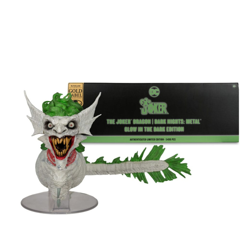 Dark Nights: Metal DC Multiverse Action Figure The Joker Dragon Glow in the Dark Edition (Gold Label 4