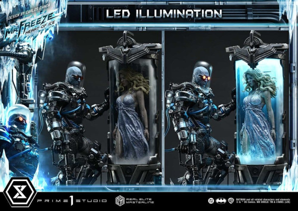 DC Comics Real Elite Masterline Series Statue 1/3 Batman (Comics) Mr. Freeze Heart of Ice (Design by 5