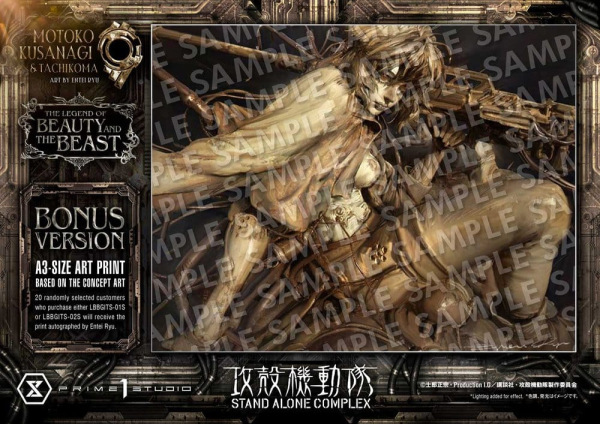 Ghost in the Shell Stand Alone Complex The Legend of Beauty and the Beast Statue 1/4 Motoko Kusanagi 2