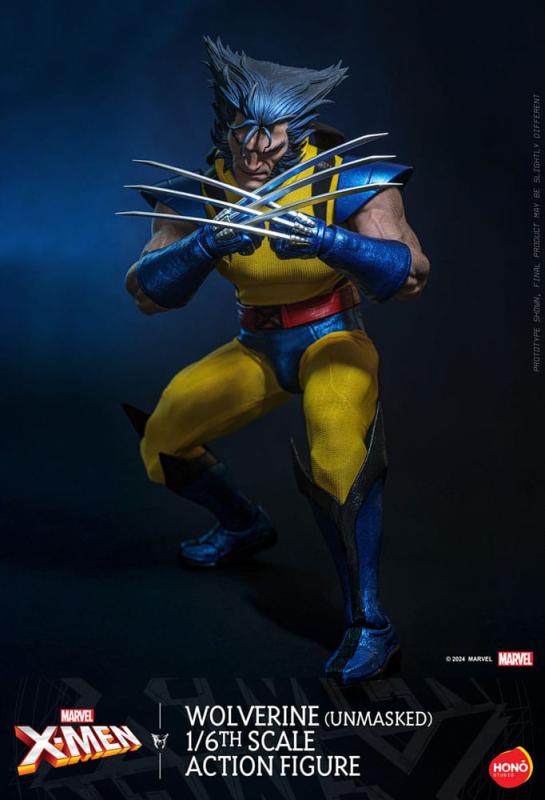 Marvel X-Men Action Figure 1/6 Wolverine (Unmasked) 28 cm