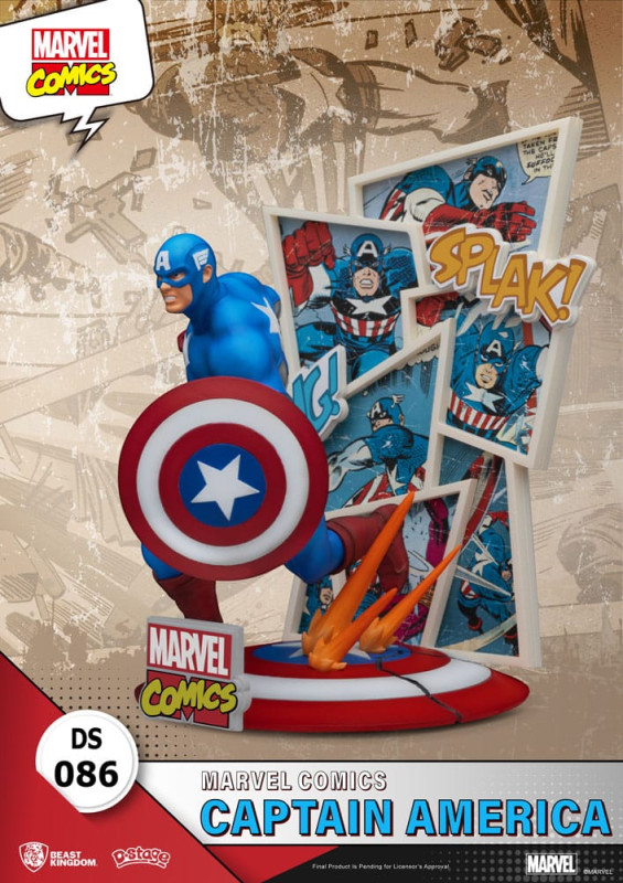 Marvel Comics D-Stage PVC Diorama Captain America 16 cm 2