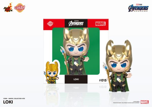 Avengers: Endgame Cosbi Mini Figure Loki 8 cm 1