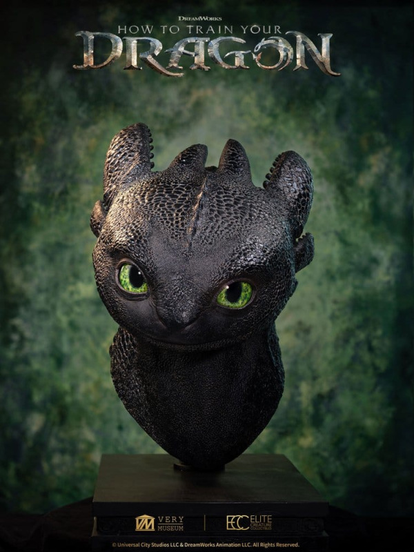 How to Train Your Dragon Life Size Bust Toothless 66 cm 1