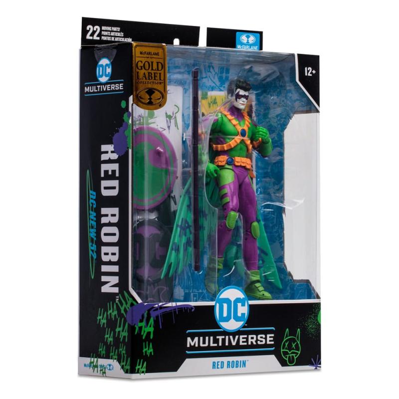 DC Multiverse Action Figure Jokerized Red Robin (New 52) (Gold Label) 18 cm