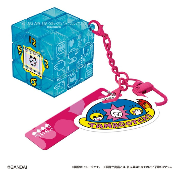 Rubik's ID Keychains Tamagotchi Blind Box Display (6) 2